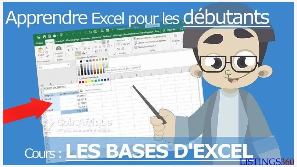 45 Fr Livre - Apprendre les bases en Excel